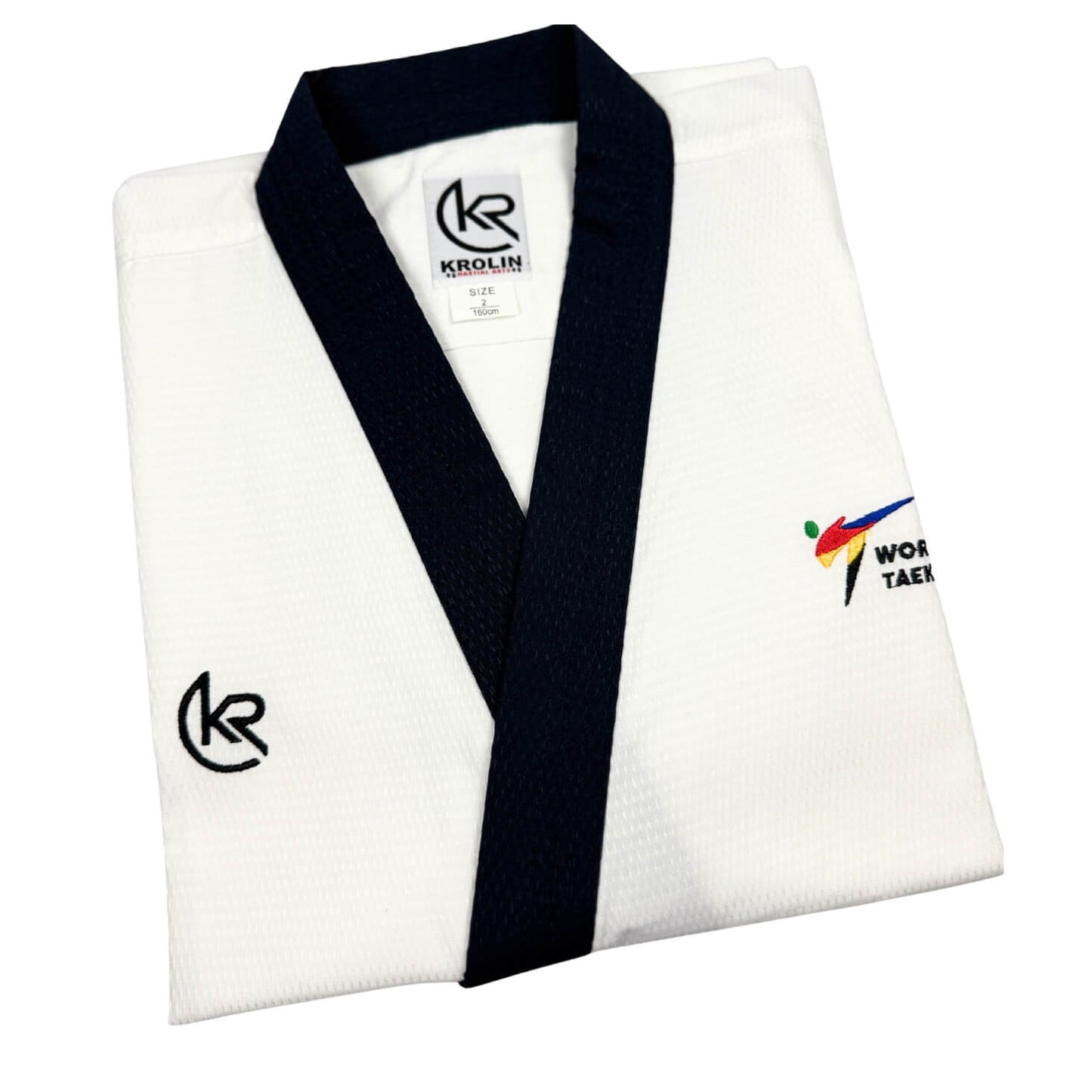 KROLIN PoomStar Senior Male– Senior Male Taekwondo Poomsae Uniform (WT Approved, 100% Polyester)