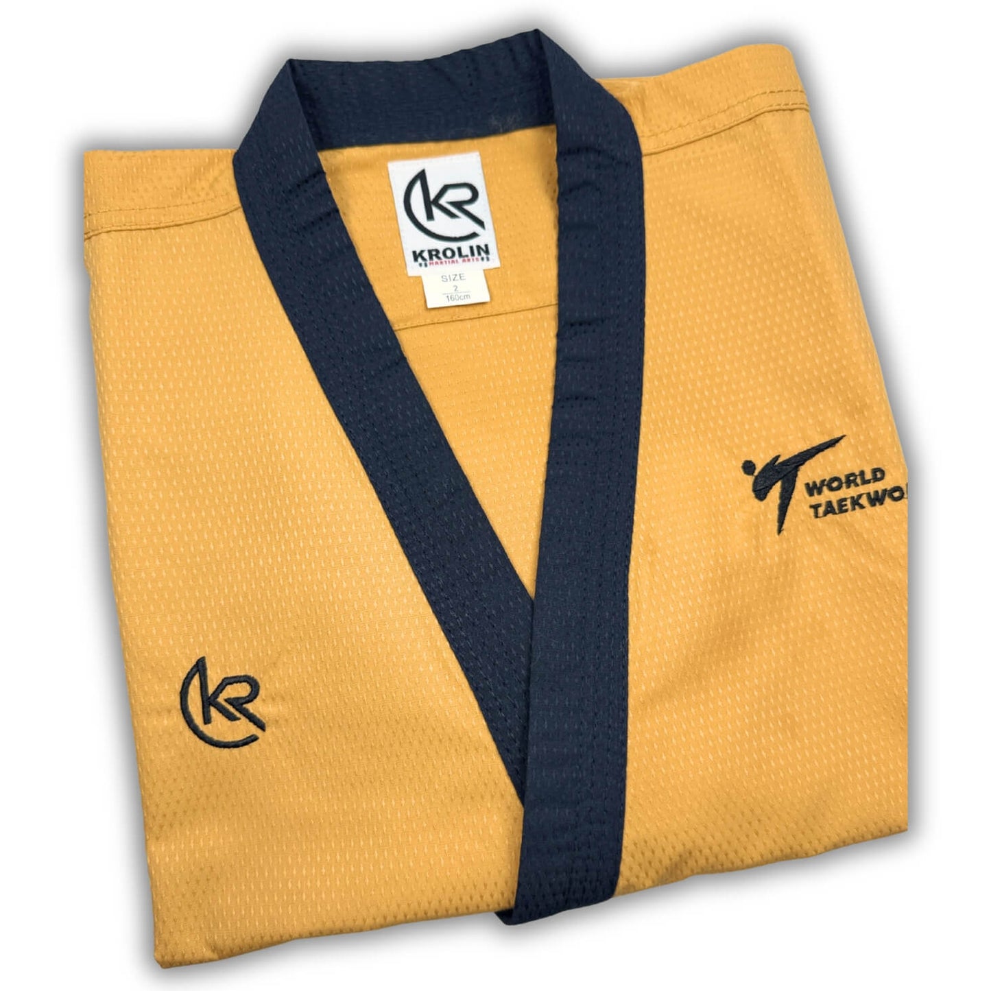 KROLIN PoomStar Master – Taekwondo Poomsae Uniform for Masters (WT Approved, 100% Polyester)