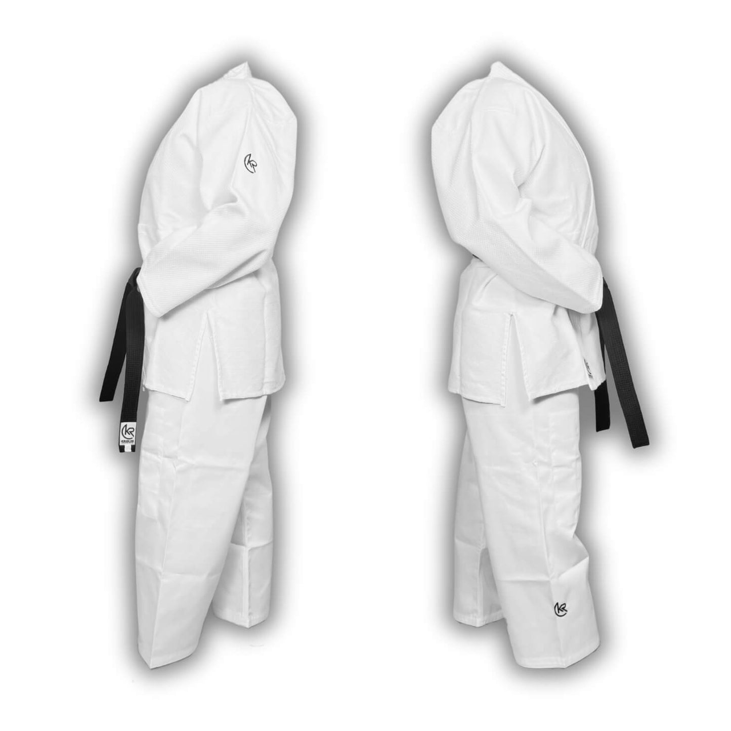 KROLIN PureGi Judo Uniform – 450gsm cotton jacket and poly-cotton pants side
