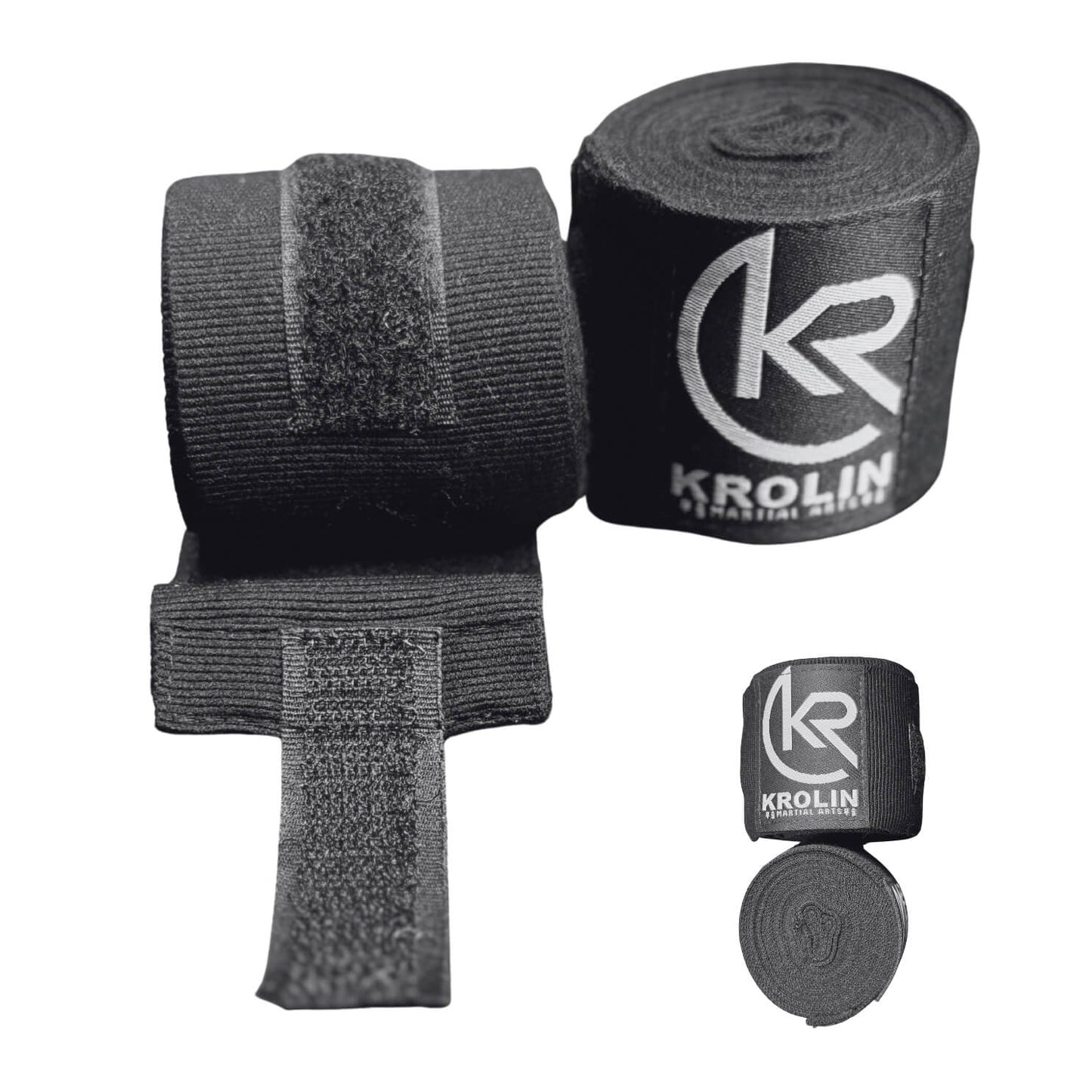 Close-up of Krolin StrikeWrap 3m Velcro fastening and stitching.
