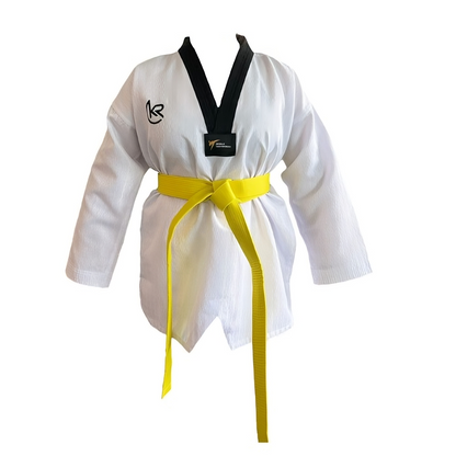 KROLIN AERODRY - Taekwondo Uniform Black V-neck - Dobok