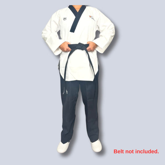 KROLIN PoomStar Senior Male– Senior Male Taekwondo Poomsae Uniform (WT Approved, 100% Polyester)