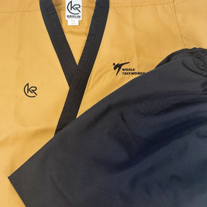 KROLIN PoomStar Master – Taekwondo Poomsae Uniform for Masters (WT Approved, 100% Polyester)