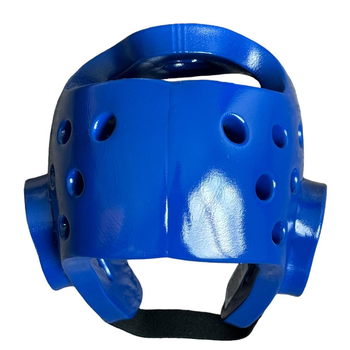Krolin HEADSHIELD Taekwondo head protector – lightweight and shock-absorbing helmet for martial arts sparring, available in red or blue.