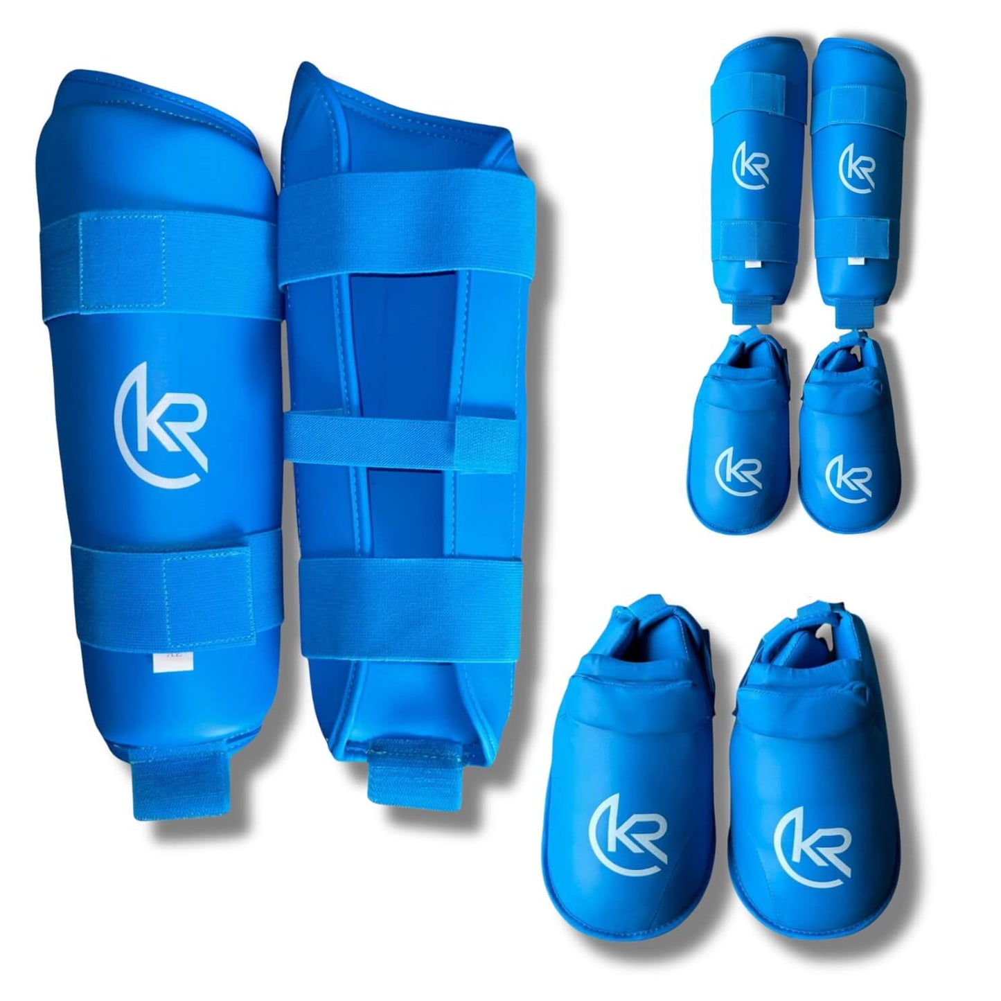 Close-up of padded foot instep on KROLIN SHIELDSTEP Taekwondo foot protector