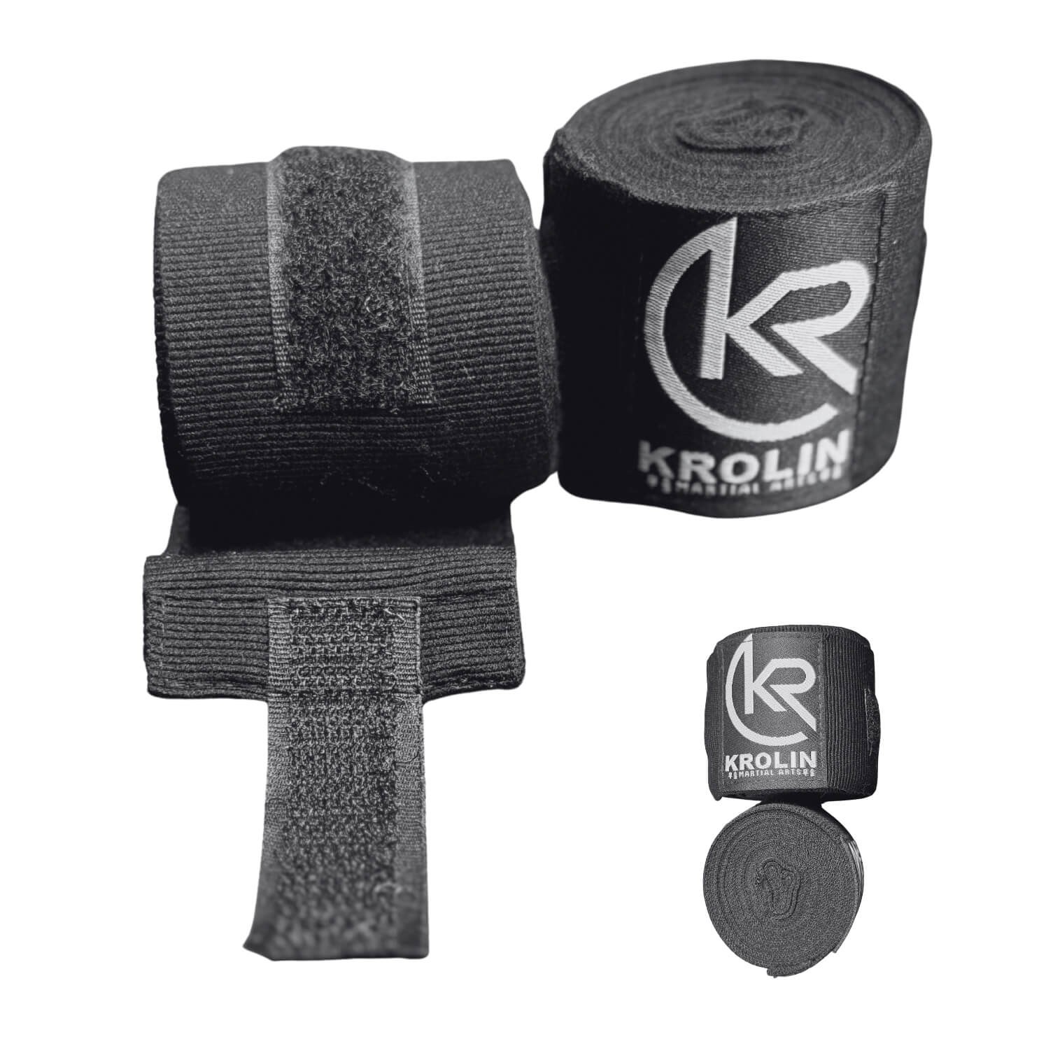 Close-up of Krolin StrikeWrap 3m Velcro fastening and stitching.