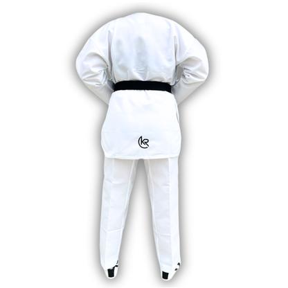 KROLIN-HYBRID PRO  Taekwondo Uniform Black V-Neck